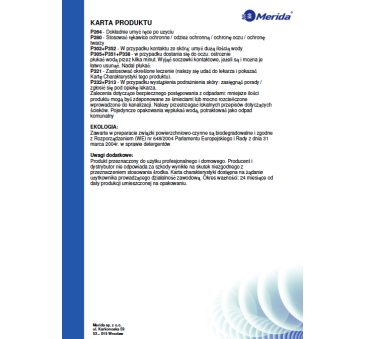 Fatex Plus 1l - Środek Do Tłustego Brudu - Merida