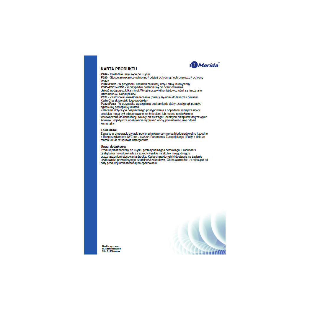 Fatex Plus 1l - Środek Do Tłustego Brudu - Merida