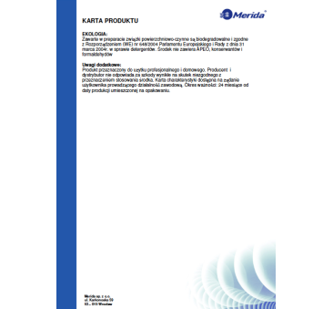 Multi Floor Plus 1l - Środek Antystatyczny Do Mycia Powierzchni Wodoodpornych - Merida