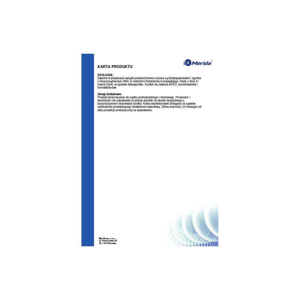 Multi Floor Plus 1l - Środek Antystatyczny Do Mycia Powierzchni Wodoodpornych - Merida