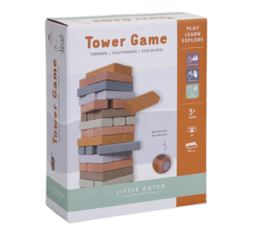 Jenga Gra Drewniana Dla Dzieci - Gra Logiczna -...