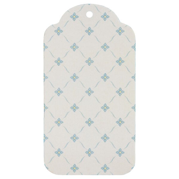 WYPRZEDAŻ Etykiety Prezentowe Bileciki 15 szt - Blue Flowers - Maileg