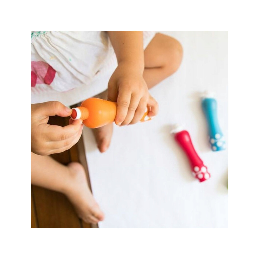 Markery Piankowe Stempelkowe Dla Maluchów - 6 kolorów - Djeco