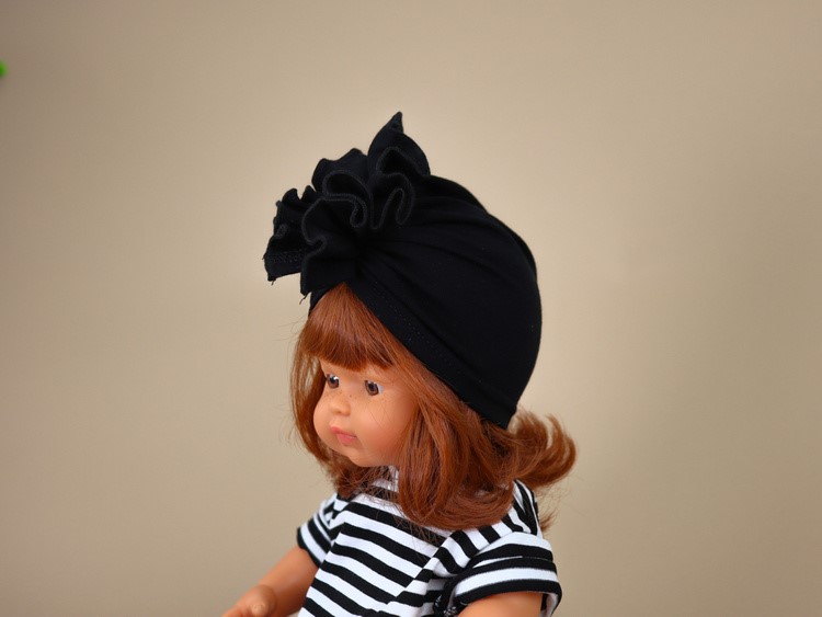 Turban Czarny - Rozmiar 38 - Ubranko Dla Lalek - Miniland - LILLITOY