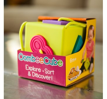 Sorter Kostka OombeeCube - Zabawka Sensoryczna -  Fat Brain Toys
