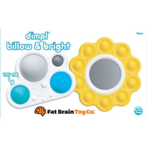 Bąbelki Dimpl Słoneczko i Chmurka - Zabawka Sensoryczna - Fat Brain Toys