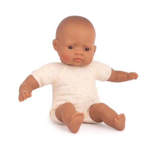 Lalka z Miękkim Brzuchem - Rasa Hiszpańska 32 cm - Miniland Doll - Miniland