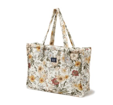 Vintage Meadow & Grey - Pikowana Torba Dla Mamy - La Millou