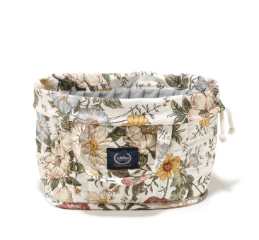 Vintage Grey & Grey - Pikowany Organizer Na Pieluchy - La Millou