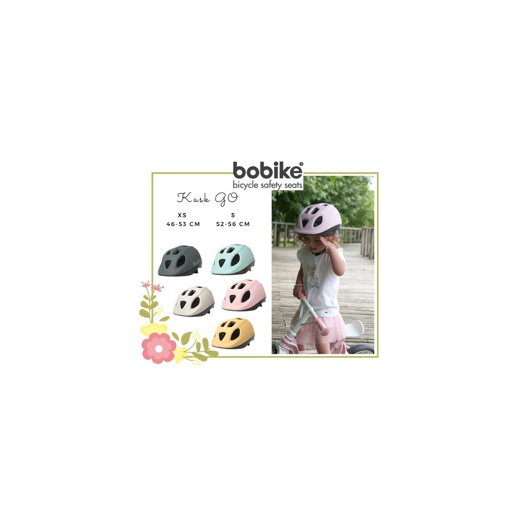 Pink - Kask Bobike Go - Rozmiar XS (46-53 cm) - BOBIKE