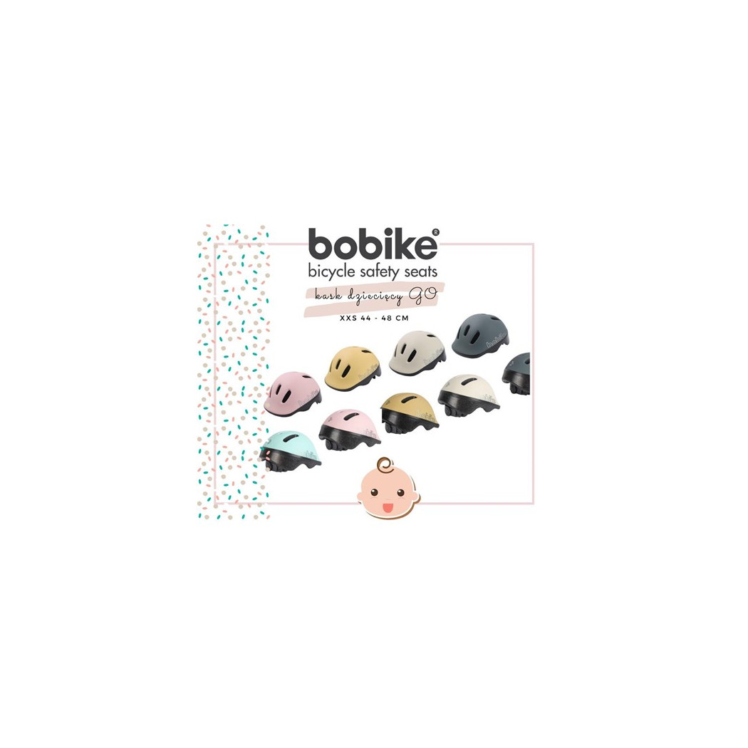 Pink - Kask Bobike Go - Rozmiar XXS (44-48 cm) - BOBIKE