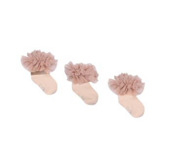 Skarpetki dla Dzieci i Mam - 0-1 lat - Tutu Wenecki Róż -  Mamas Feet - Mama's Feet
