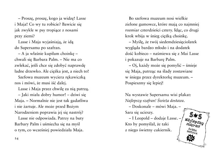 Tajemnica Szafranu - Martin Widmark - Tom 13 - wydawnictwo Zakamarki