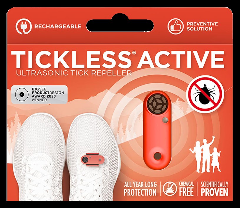 Tickless Active Coral- Ultradźwiękowe Urządzenie Chroniące Przed Kleszczami -  Tickless
