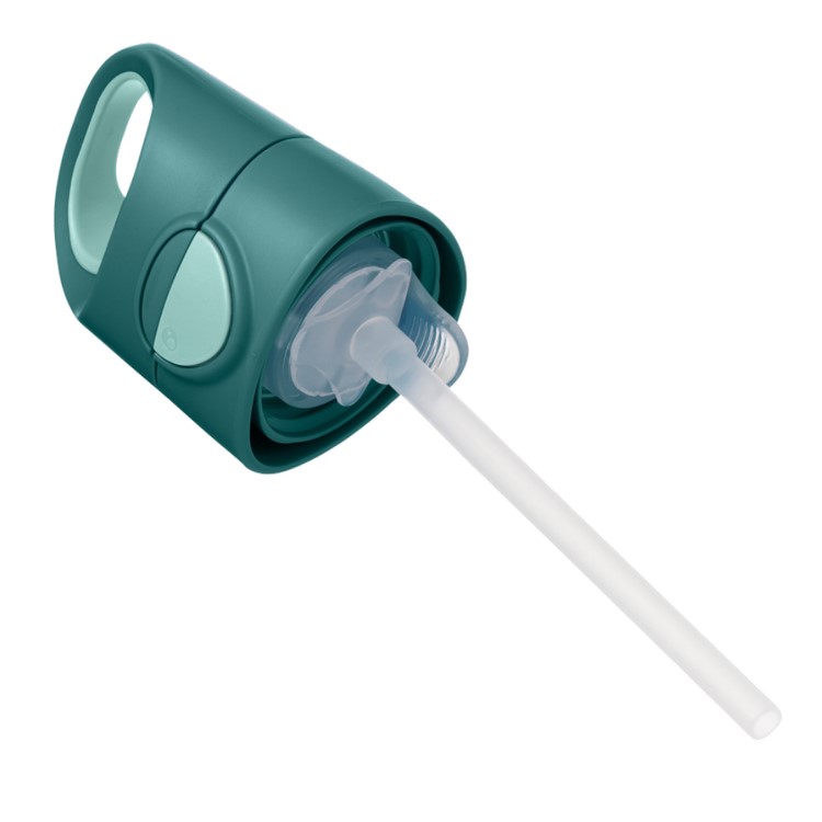 Emerald Forest - Tritanowy Bidon Do Picia 450 ml- Butelka ze słomką  - B.BOX