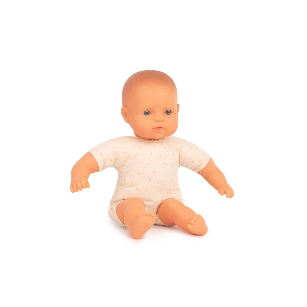 Lalka z Miękkim Brzuchem -  Rasa Europejska 32 cm - Miniland Doll - Miniland