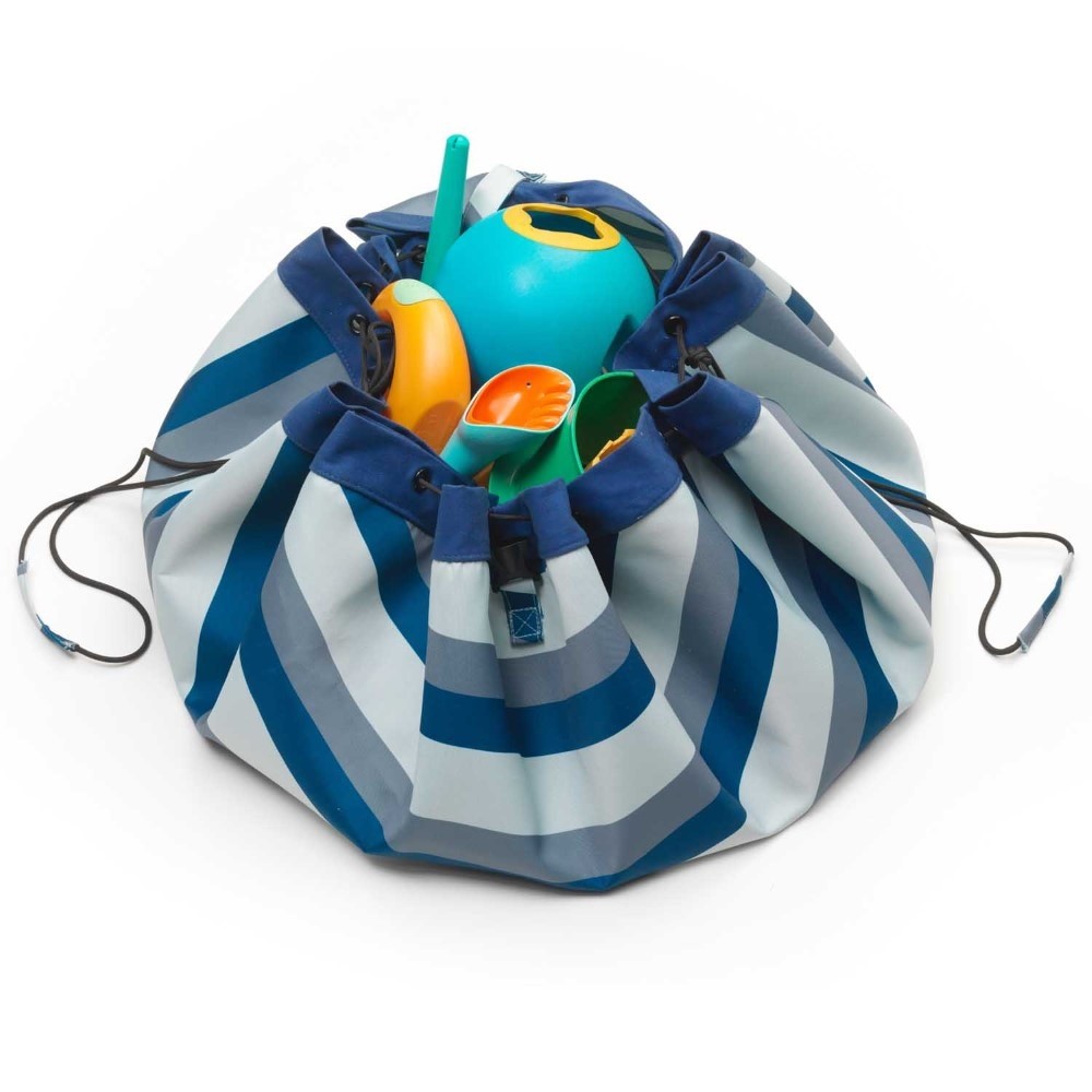 WOREK PLAY&GO - OUTDOOR PASKI ZIELONE - Mata Do Zabawy Przechowywanie Zabawek