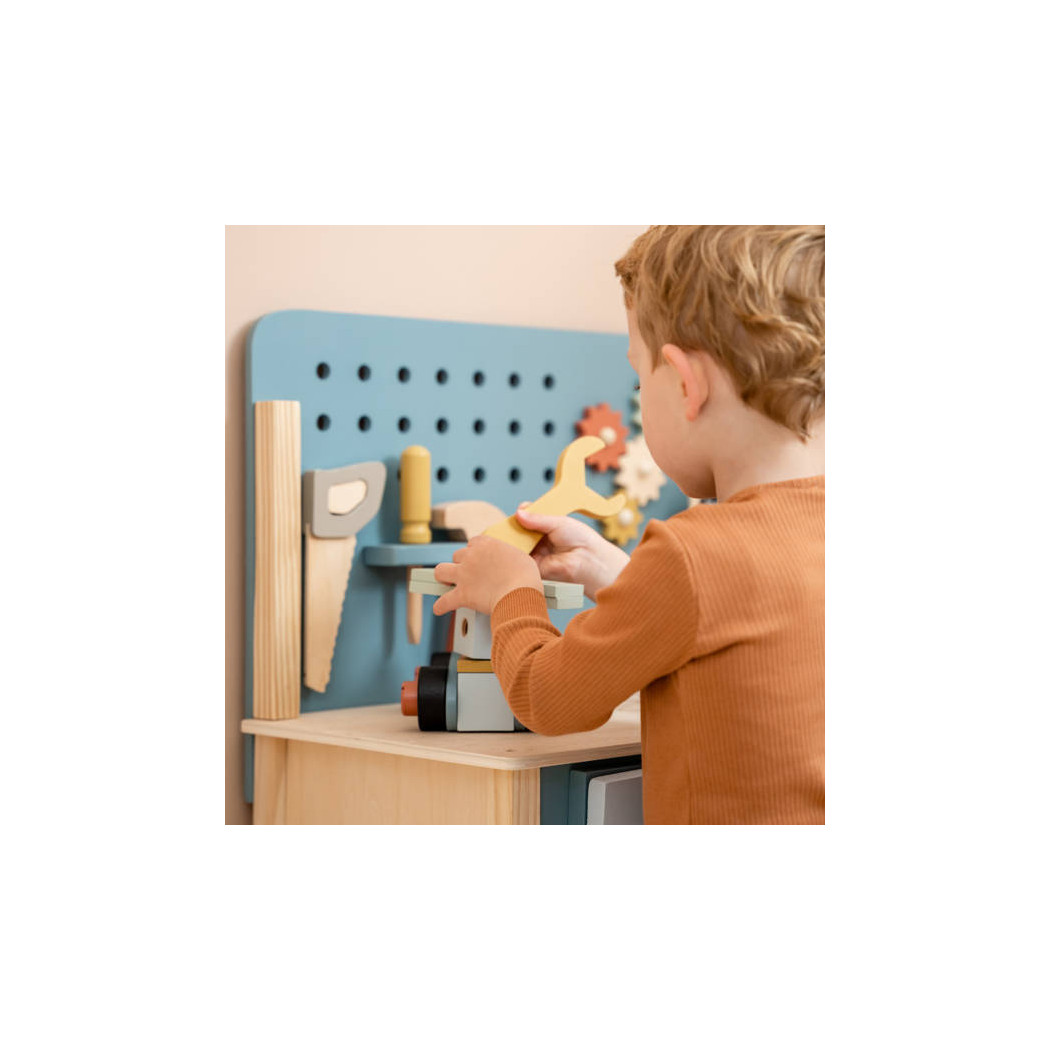 Nowy Warsztat Drewniany z Narzędziami FSC - Little Dutch