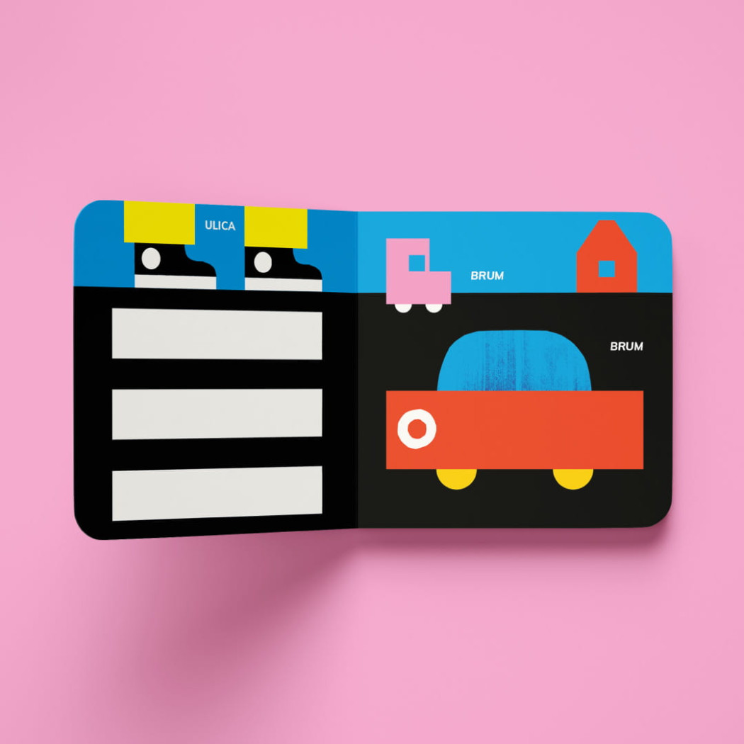 Spacer - Książeczka Kontrastowa - Aleksandra Brambor-Rutkowska - Wydawnictwo Natuli