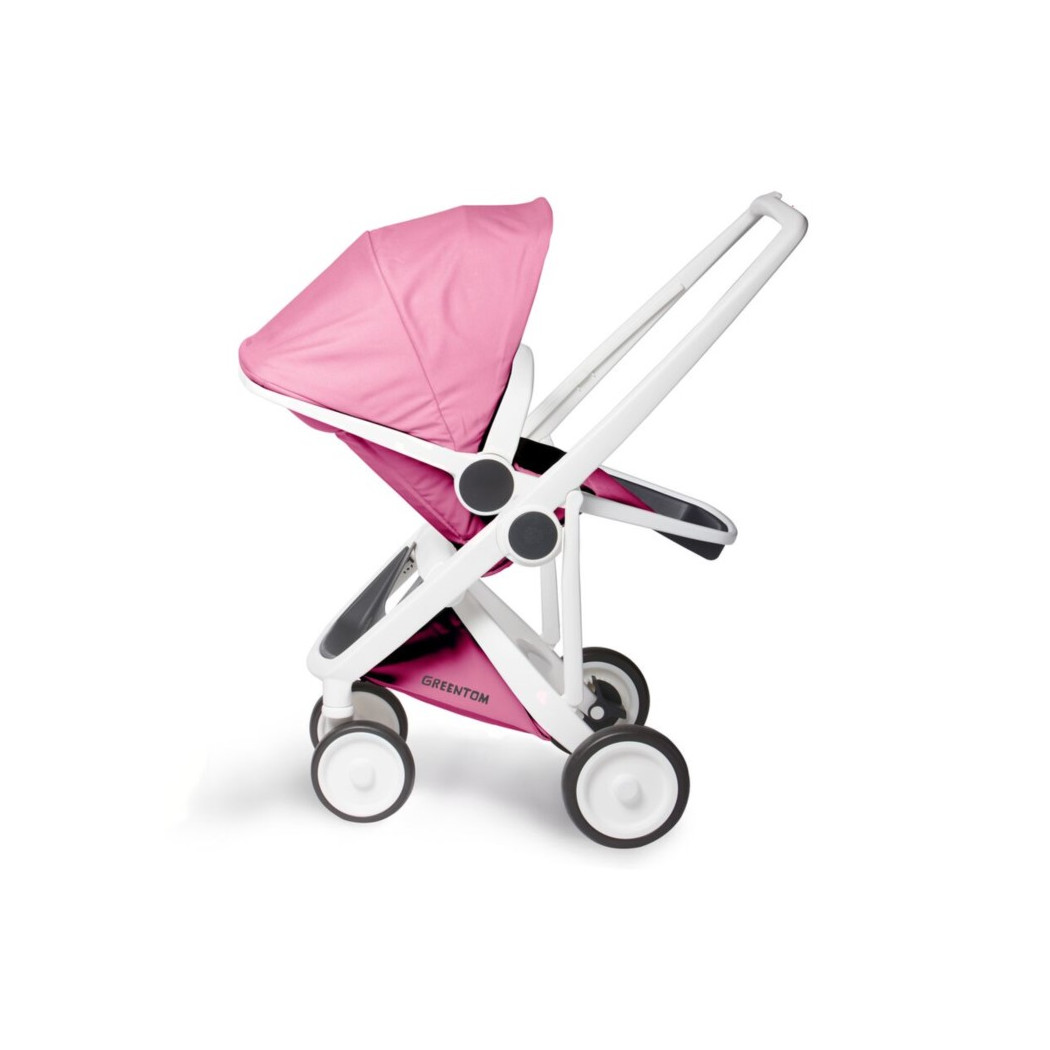 Wózek Greentom  Reversible - white - pink / biało - różowy