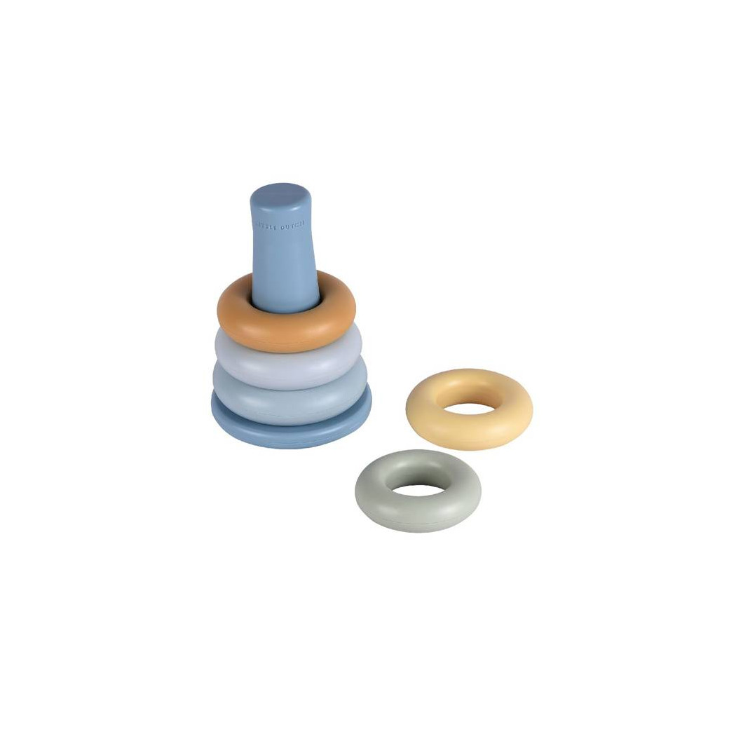 Błękit - Piramida Dla Dzieci - Little Dutch