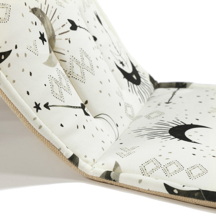 Bright Luna & Velvet Sand - Wkładka do wózka - Stroller Pad - La Millou - Organic Jersey Collection