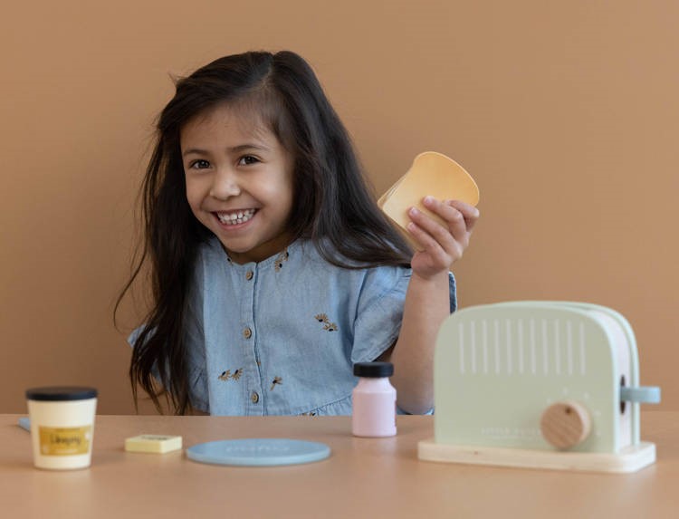 Nowy Toster z akcesoriami FSC - Miętowy - Little Dutch