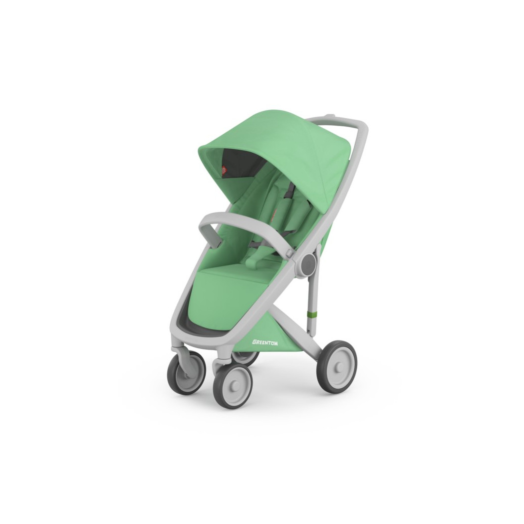 Wózek Greentom  Classic - grey - mint / szaro - miętowy