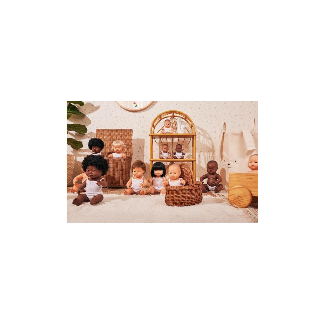 Płaszczyk Przeciwdeszczowy Mushrooms - Rozmiar 38 - Ubranko Dla Lalek - Miniland - LILLITOY