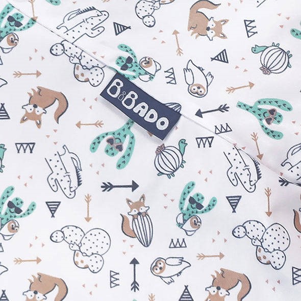 Desert Hide & Seek - Wodoodporny Śliniak z krótkim rękawem BLW - BIBaDO