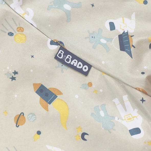 Space Adventures - Wodoodporny Śliniak z krótkim rękawem BLW - BIBaDO