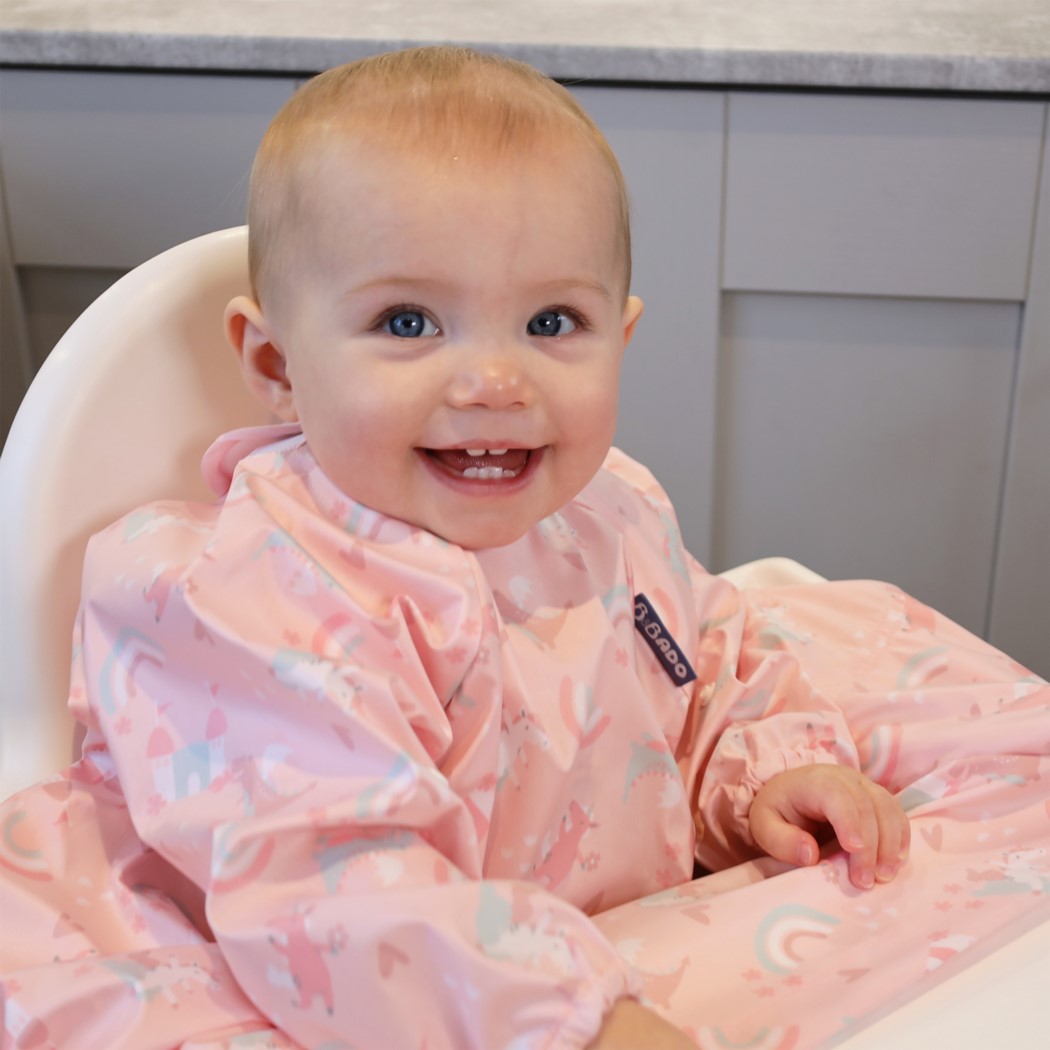 Over The Rainbow - Zestaw Śliniak BLW i Sztućce -  BIBaDO