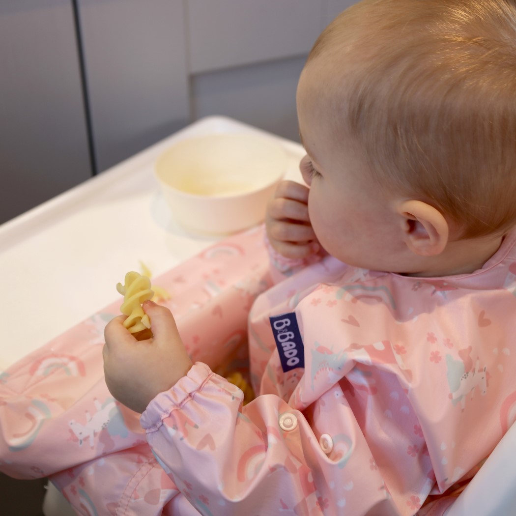 Over The Rainbow - Zestaw Śliniak BLW i Sztućce -  BIBaDO