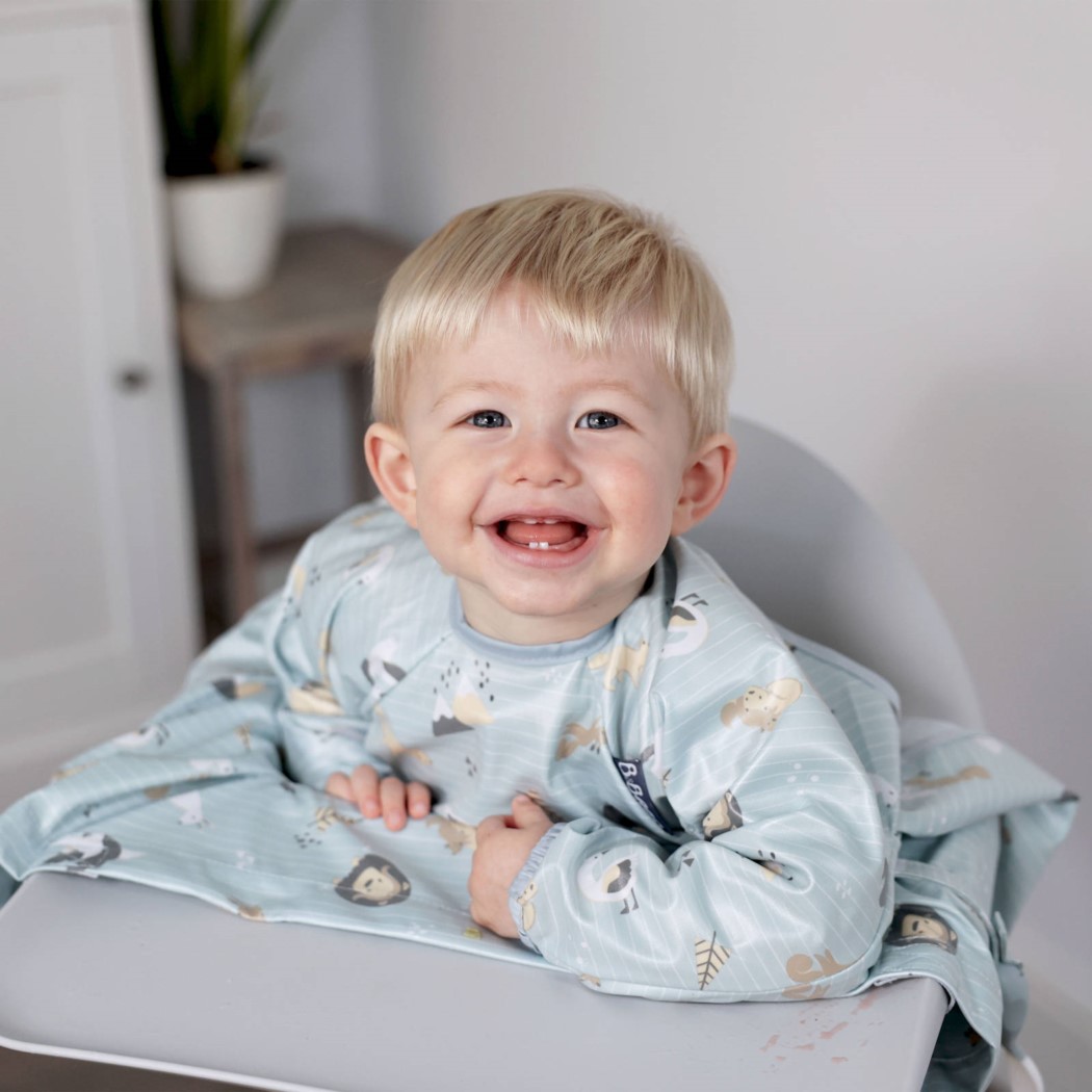 WYPRZEDAŻ Arctic Adventures - Zestaw Śliniak BLW i Sztućce -  BIBaDO