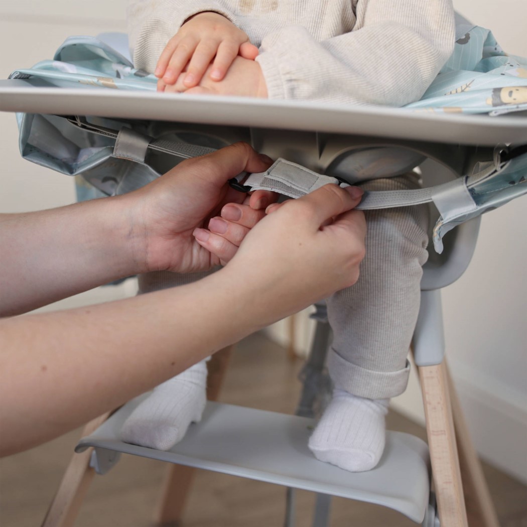 WYPRZEDAŻ Arctic Adventures - Zestaw Śliniak BLW i Sztućce -  BIBaDO