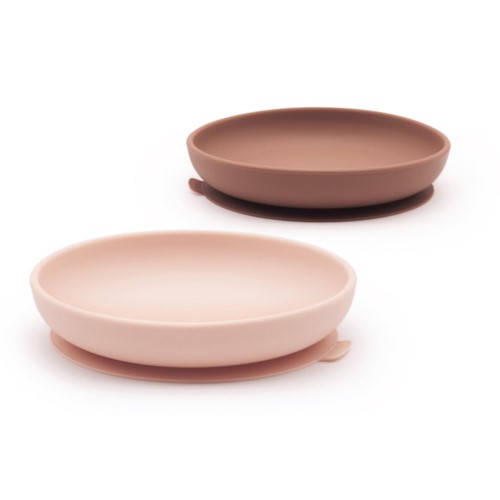 Blush/ Terracotta - Silikonowe Talerzyki - Talerzyk 2szt - EKOBO