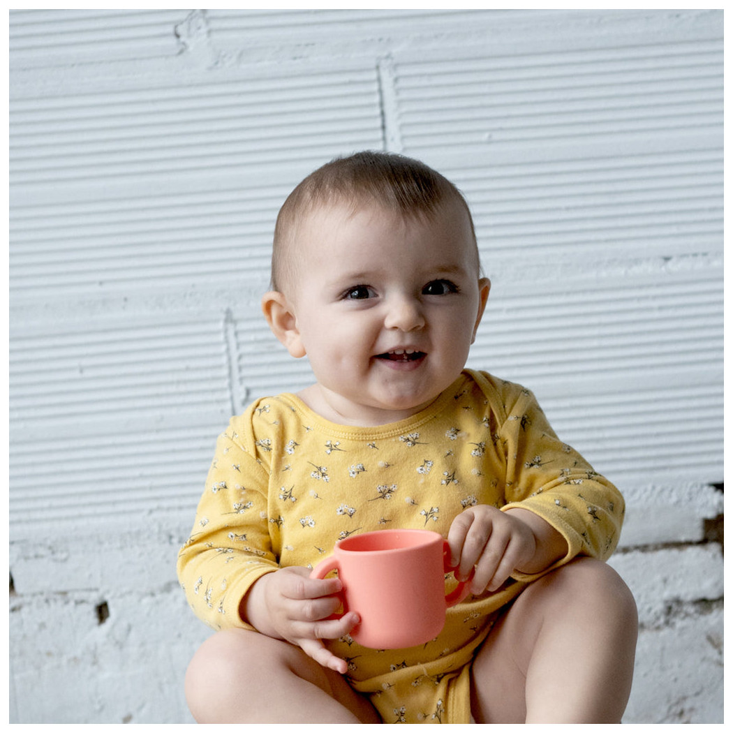 Coral/Mimosa - Silikonowe Kubeczki - Kubek 2szt - EKOBO