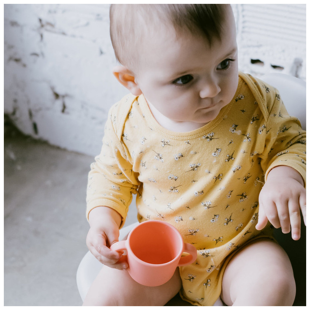 Coral/Mimosa - Silikonowe Kubeczki - Kubek 2szt - EKOBO