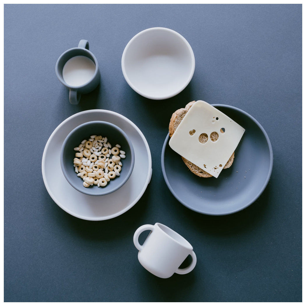 Cloud/ Storm - Silikonowe Miseczki - Miska 2szt - EKOBO