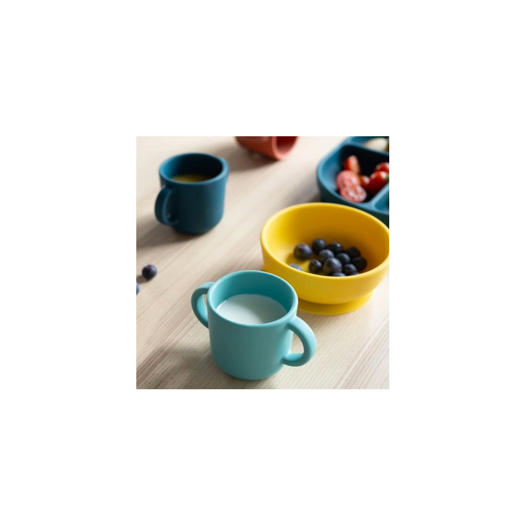 WYPRZEDAŻ Coral/Mimosa - Silikonowe Miseczki - Miska 2szt - EKOBO