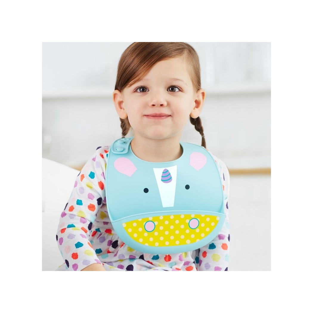 Śliniak silikonowy Zoo Jednorożec - Skip Hop