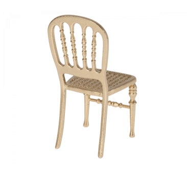 Złote Krzesełko - Chair Mouse - Akcesoria Dla Lalek - Maileg