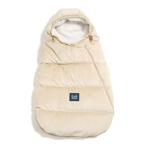 Śpiwór - Aspen Winterproof - Stroller Bag Baby - Sand - La Millou - Velvet Collection