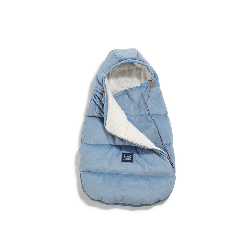 Śpiwór - Aspen Winterproof - Stroller Bag Baby - Wind Blue - La Millou - Velvet Collection
