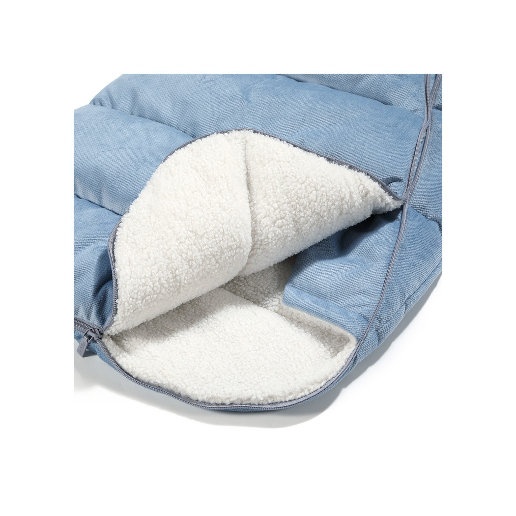 Śpiwór - Aspen Winterproof - Stroller Bag Baby - Wind Blue - La Millou - Velvet Collection