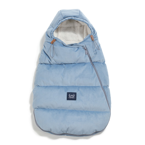 Śpiwór - Aspen Winterproof - Stroller Bag Baby - Wind Blue - La Millou - Velvet Collection