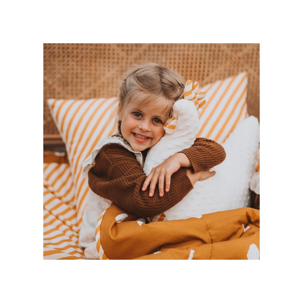 Kura Babci Dany - Powder Pink & Princess Chessboard - La Millou