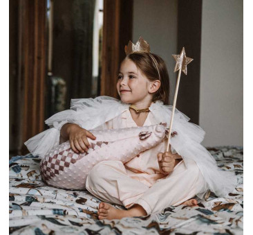 Kura Babci Dany - Powder Pink & Princess Chessboard - La Millou