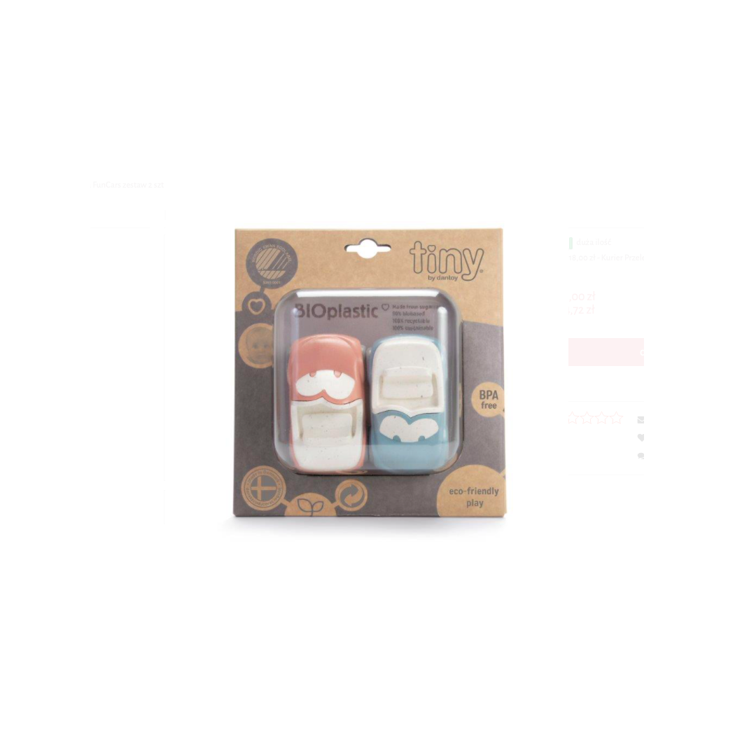 Autka Fun Cars - Green Garden - Bio Zabawki - Dantoy