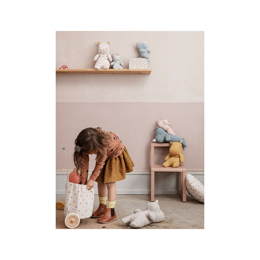 Logo Czerwone - Red Wooden Logo - Akcesoria Dla Lalek - Maileg